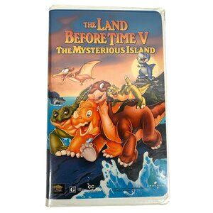 The Land Before Time V The Mysterious Island VHS Kids Movie 1997 Clamshell Case
